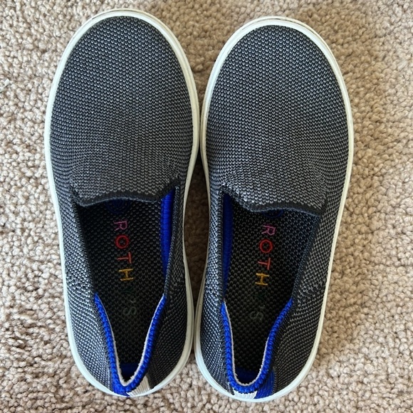 Rothy’s The Kids Sneaker Steel Grey Slip On - Picture 6 of 10